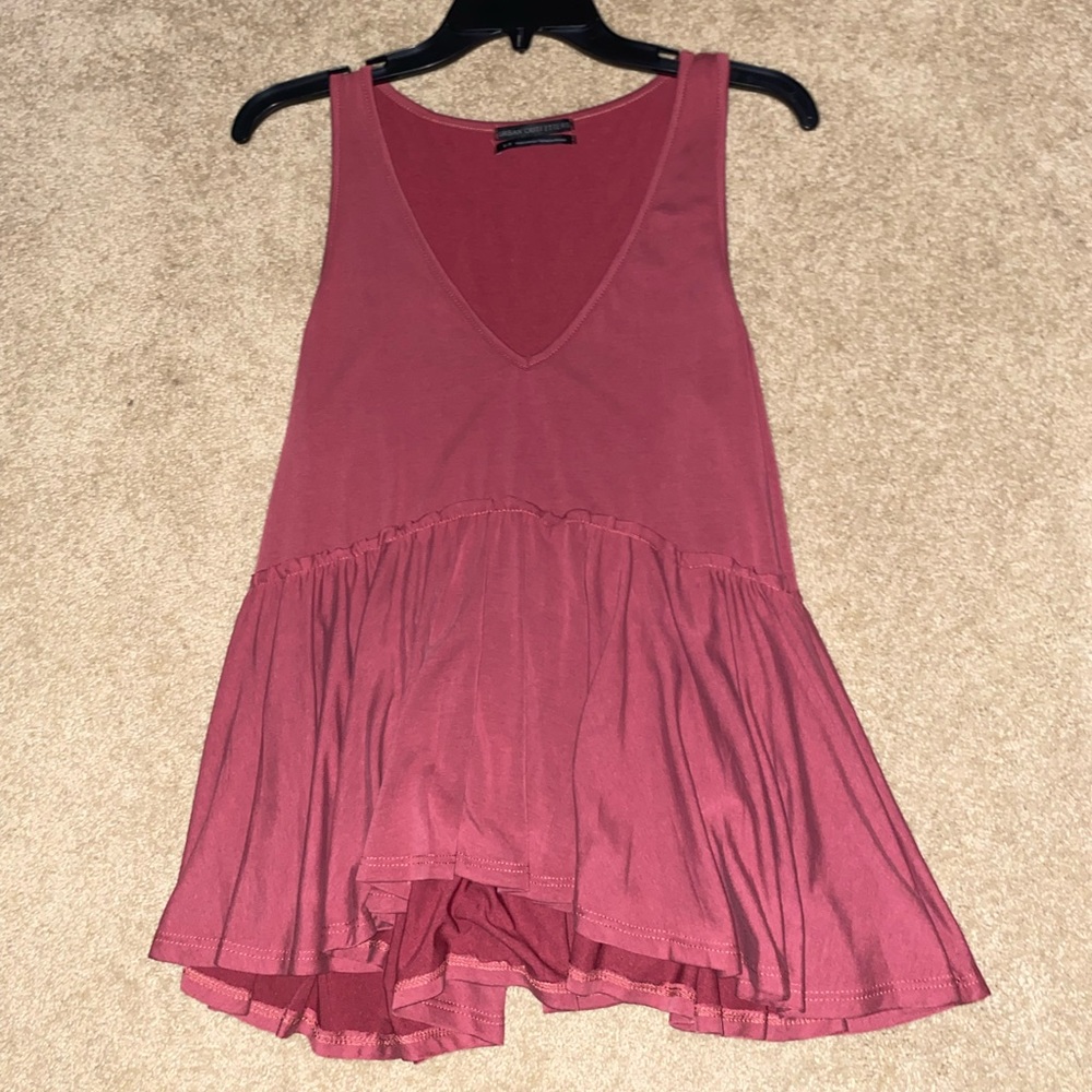 Urban outfitters float maroon blouse top